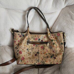 Patricia Nash 2 way shoulder bag/ purse, floral design